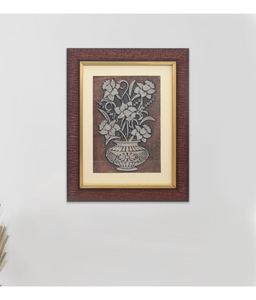     			SHREE KALA HOME DECOR Floral Painting With Frame