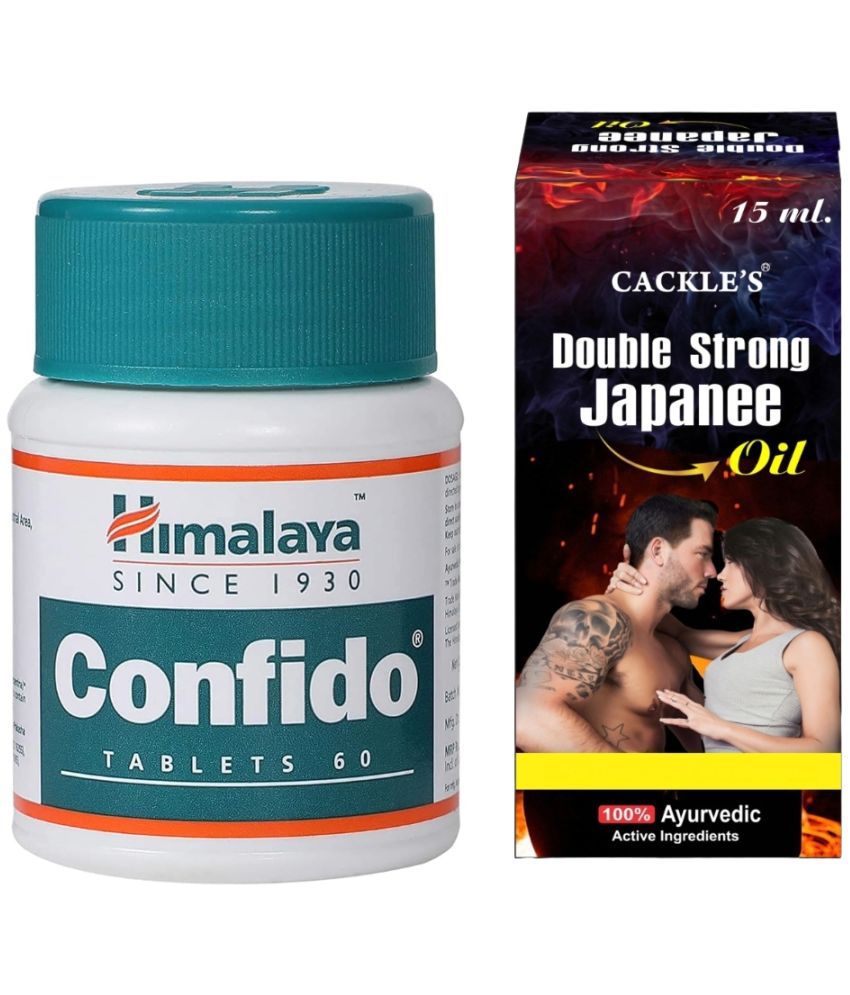     			Cackle's Double Strong Japanee Oil 15ml and Confido Tablet 60's Pack (Combo)