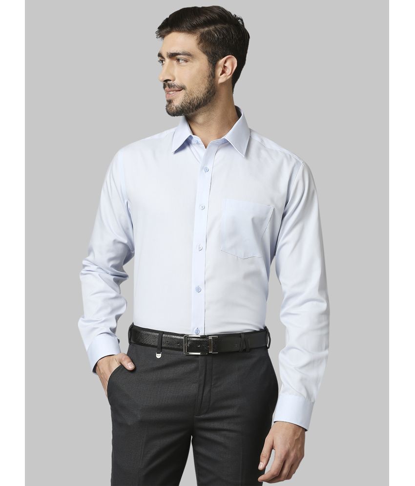     			Park Avenue Cotton Regular Fit Full Sleeves Men's Formal Shirt - Blue ( Pack of 1 )