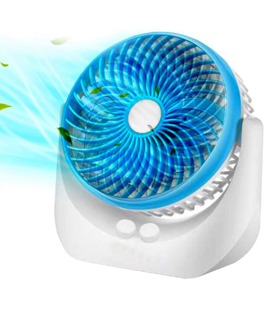     			Rechargeable Fan With 7 Speed modes 7 light modes ( low to high ).