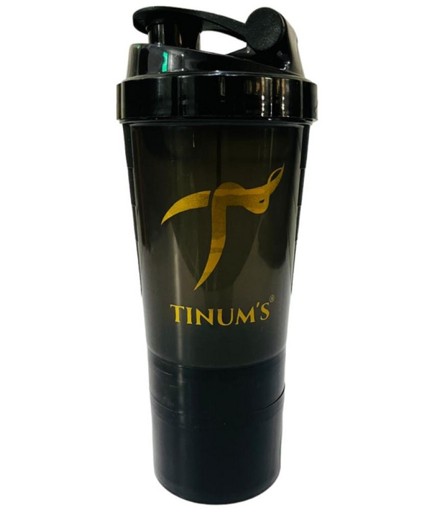     			TINUMS Plastic Black 500 mL Shaker ( Pack of 1 )