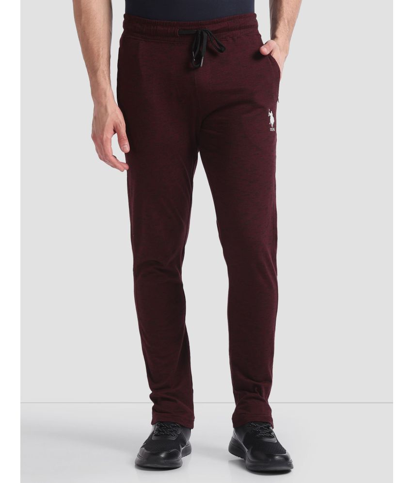     			U.S. Polo Assn. Red Cotton Men's Trackpants ( Pack of 1 )