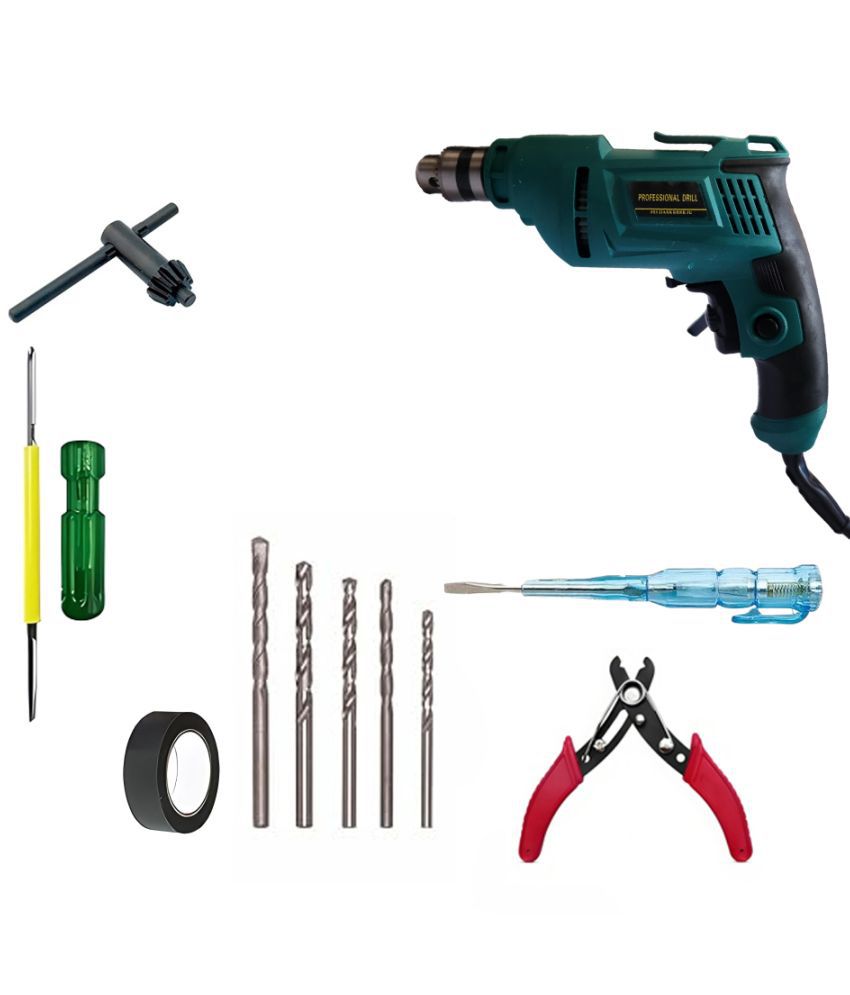     			Atrocitus - Kit of 7-807 550W 6 mm Corded Drill Machine with Bits