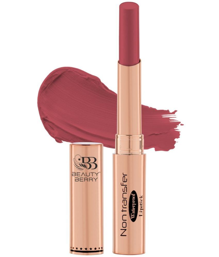     			Beauty Berry Absolute Lips Matte Lipstick Smooth & Lightweight Lipstick 2.4g, Rose Love (Shade - 17)