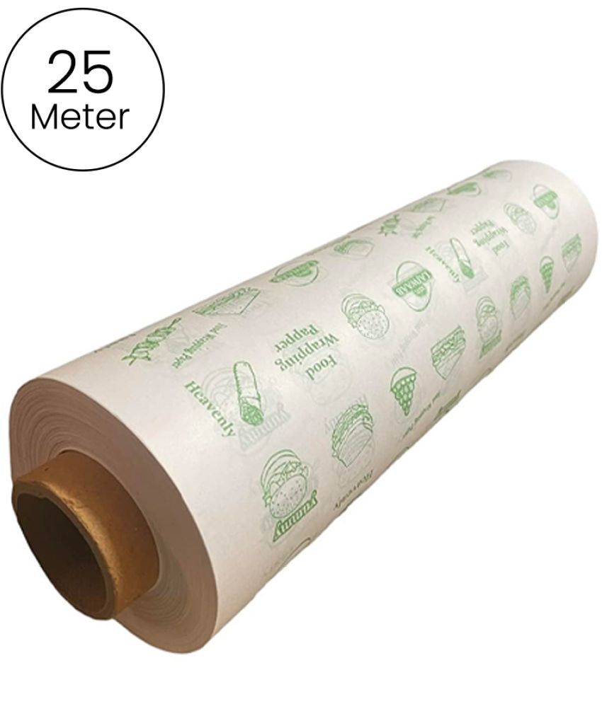     			HOMETALES 45 GSM Printed 25 meter Food Wrapping Paper roll