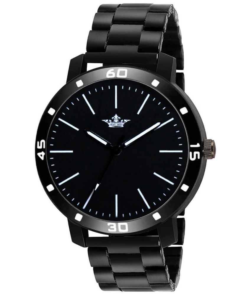     			Loretta Black Metal Analog Men's Watch