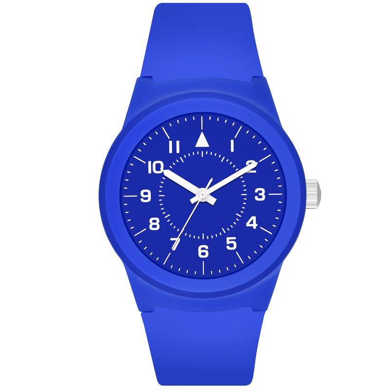     			Loretta Blue Silicon Analog Men's Watch