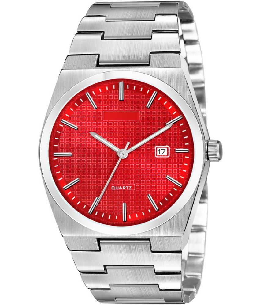     			Loretta Silver Stainless Steel Analog Men's Watch