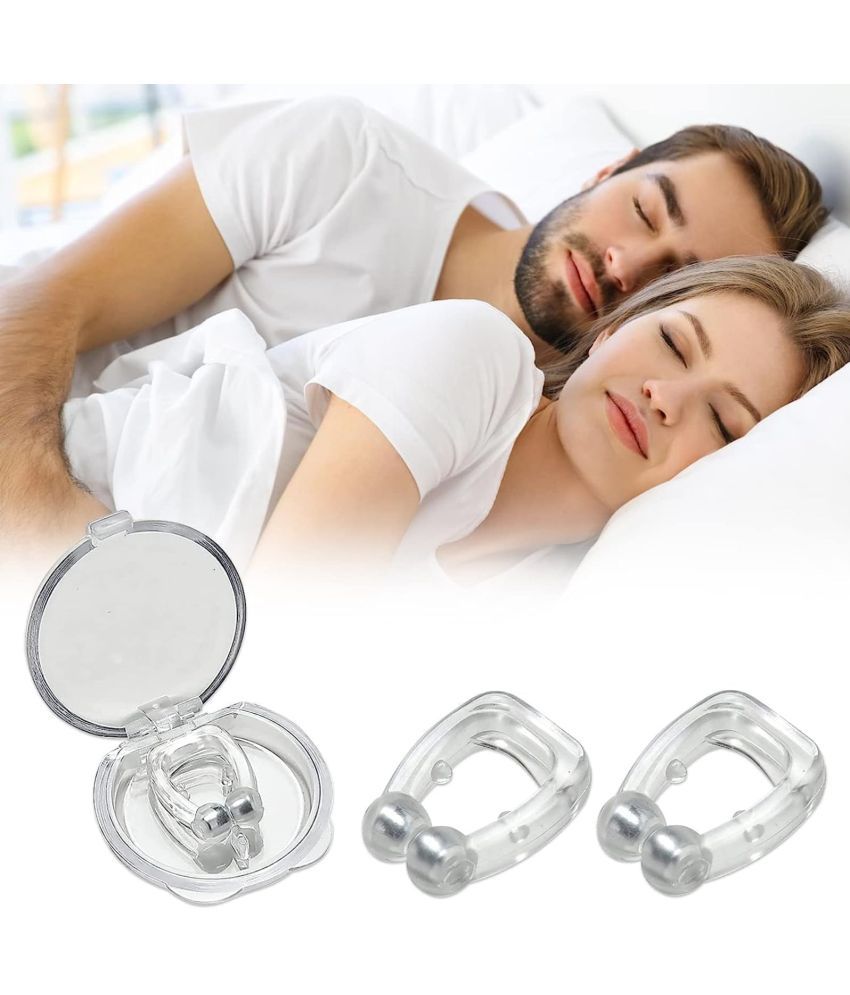     			SOBO Anti Snoring Devices for Men and Women Soft Silicon Nose Clip | Unisex Snoring Stopper Free Sleep Silicone Magnetic (Pack of 1)