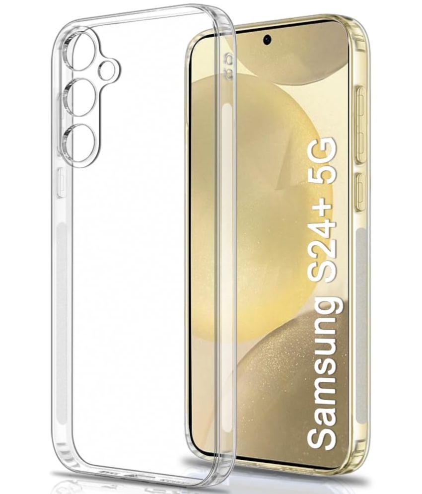     			Case Vault Covers Silicon Soft cases Compatible For Silicon Samsung Galaxy S24 Plus ( Pack of 1 )