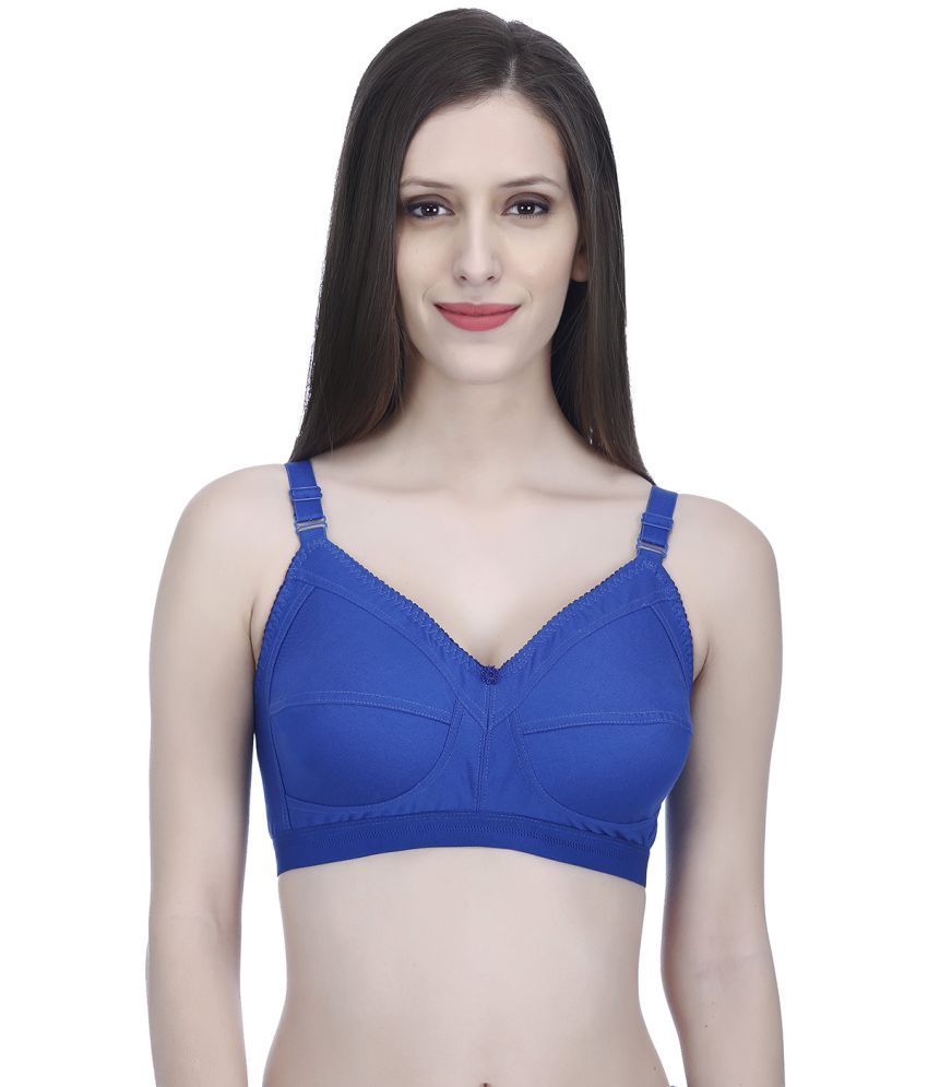     			Elina Cotton Women's Minimizer Bra ( Blue ) DOVE-BLUE