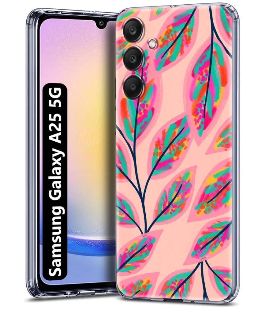     			Fashionury Multicolor Printed Back Cover Silicon Compatible For Samsung Galaxy A25 5G ( Pack of 1 )