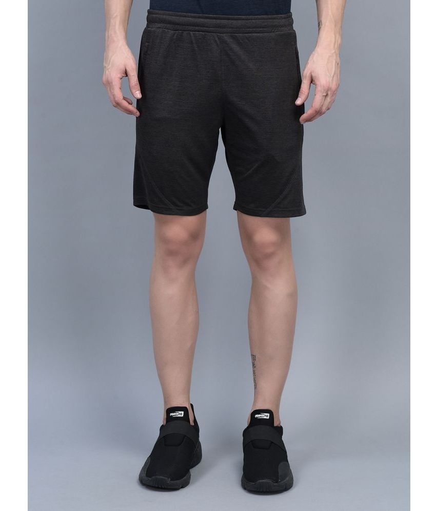     			Force NXT Black Cotton Blend Men's Shorts ( Pack of 1 )