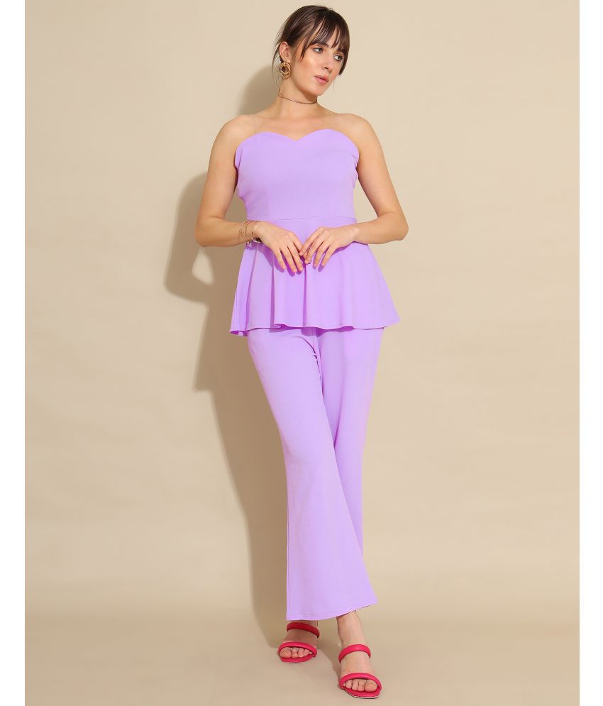     			Selvia Lavender Dyed Pant Top Set