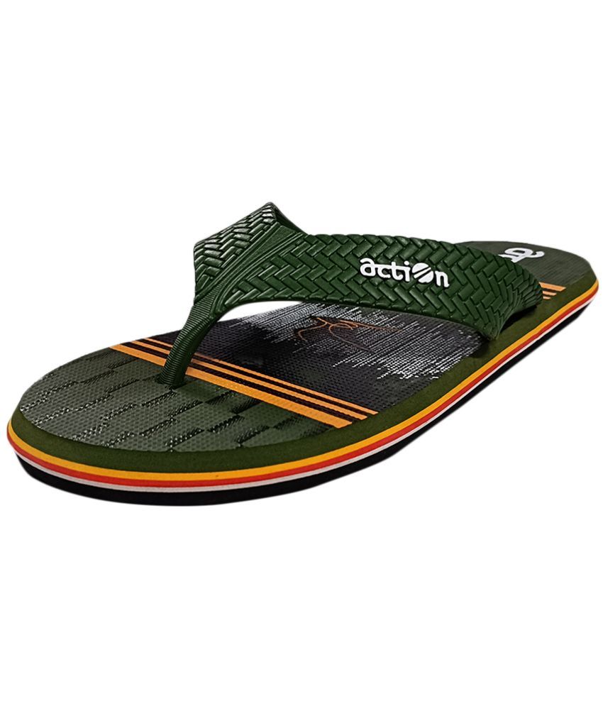     			Action Olive Men's Daily Slipper