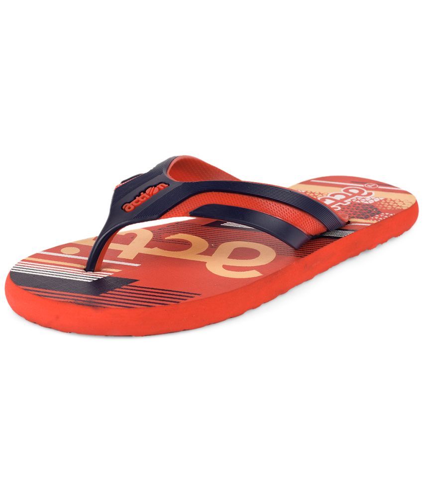     			Action Red Men's Daily Slipper