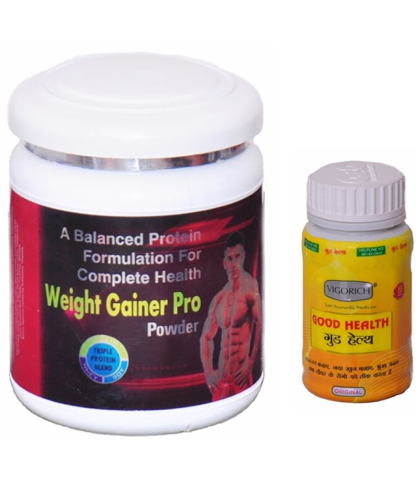     			Dr. Chopra G&G Good Health 50 Capsule & Rikhi Weight Gainer Pro Powder 300 gm Chocolate Flavor