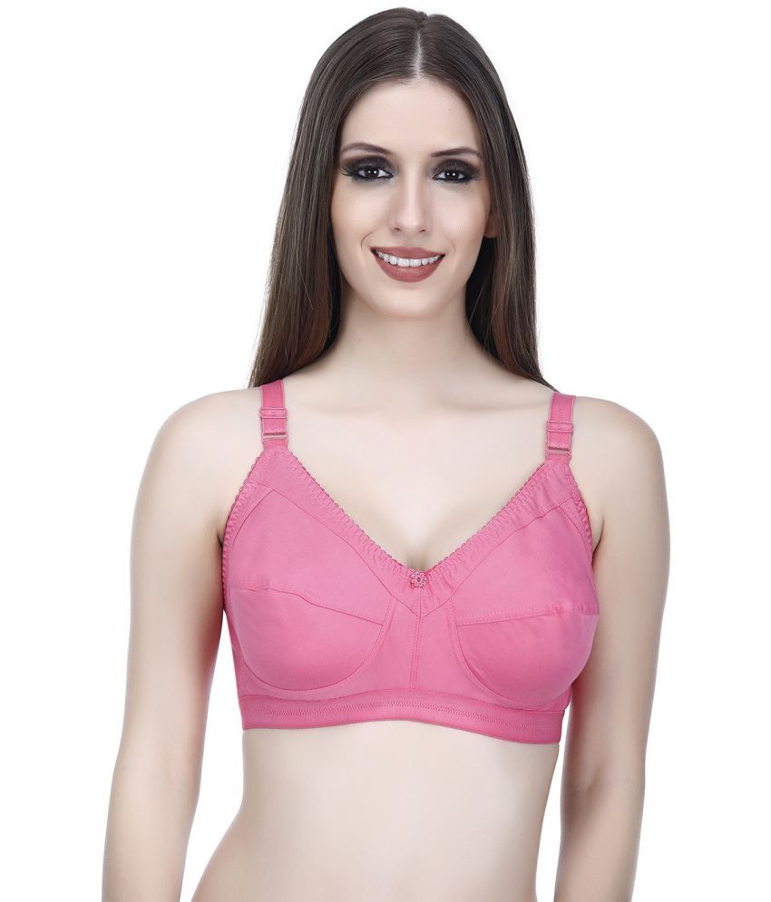     			Elina Cotton Women's Minimizer Bra ( Pink ) DOVE-LIGHTPINK