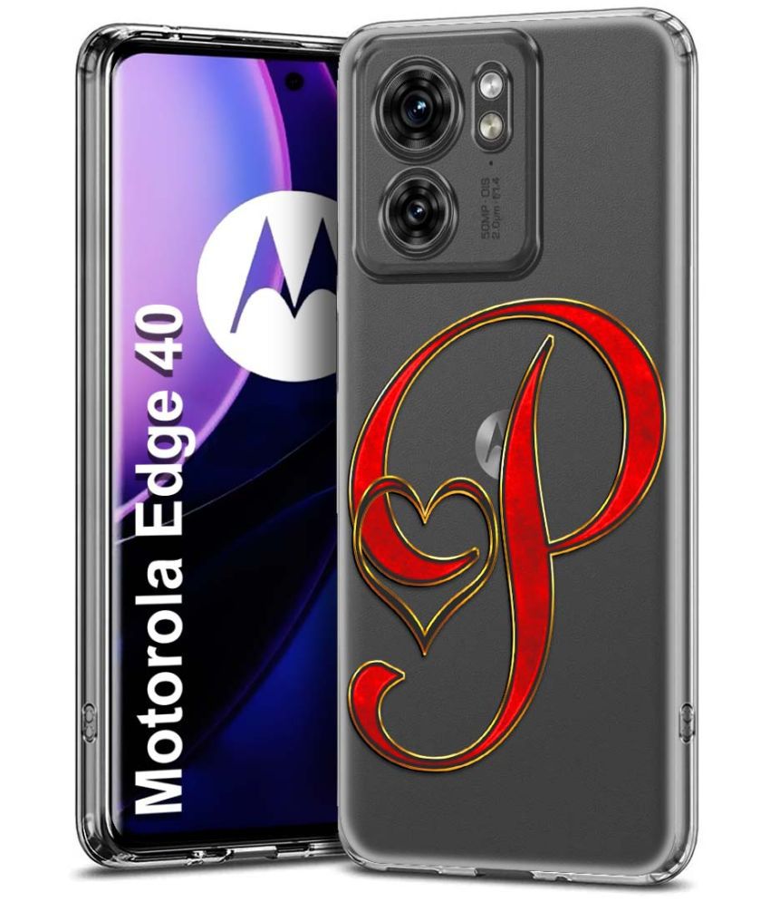     			Fashionury Multicolor Printed Back Cover Silicon Compatible For Motorola Edge 40 5G ( Pack of 1 )