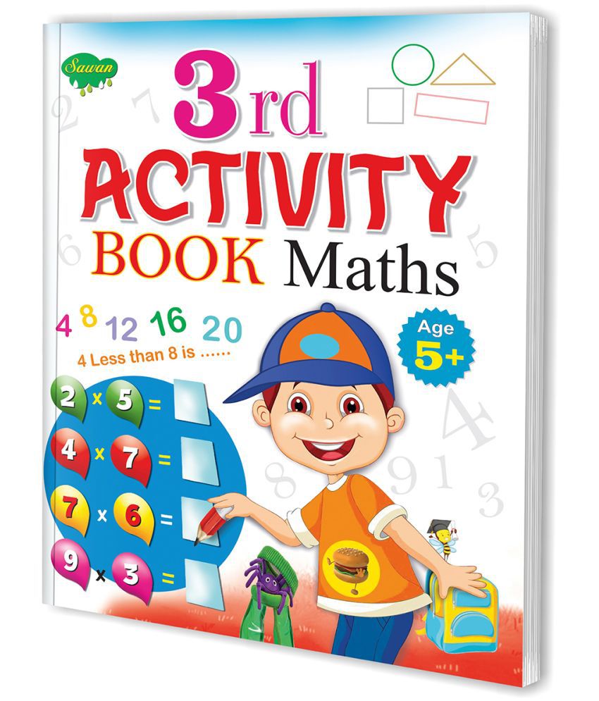     			Maths Age5+ | 3rd Activity Book By Sawan (Paperback, Manoj Publications Editorial Board)
