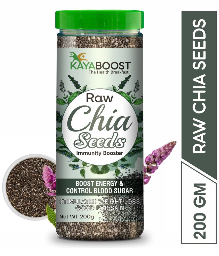     			KAYABOOST Raw Chia Seeds for Weight Loss with Omega 3 (200 g)