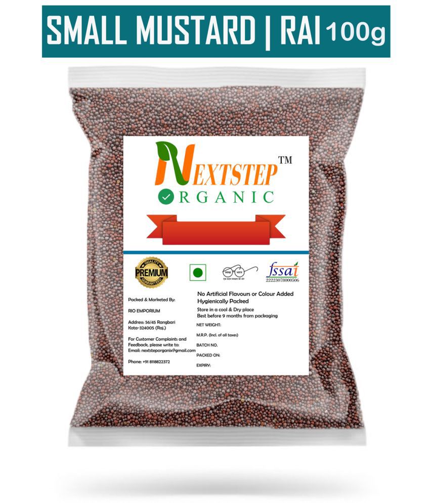     			NEXTSTEP ORGANIC Small Mustard Seeds | Rai 100 gm