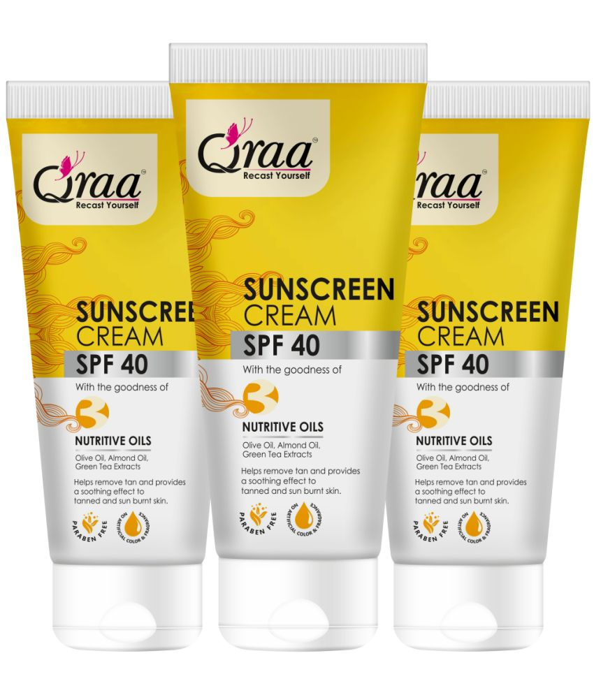     			Qraa Sun Protection Lotion For All Skin Type 300 ml ( Pack of 3 )