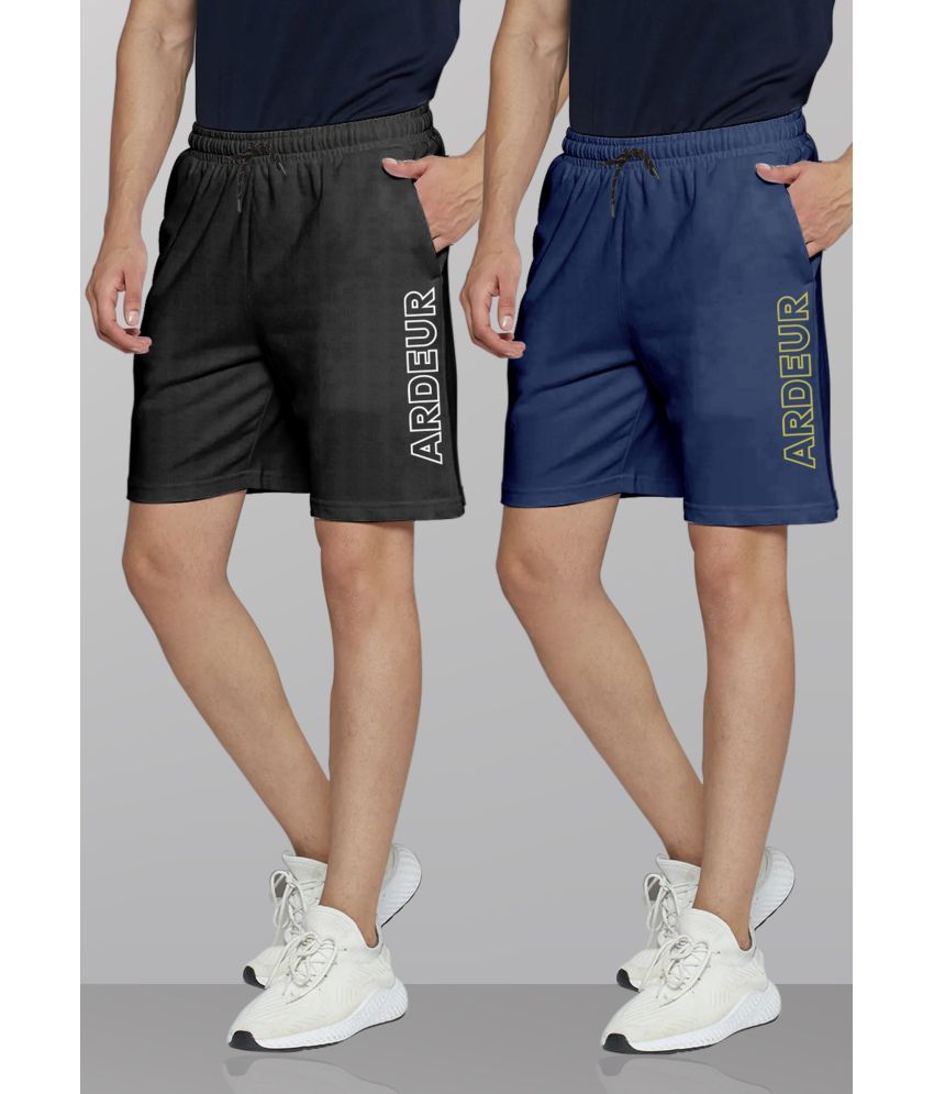     			Ardeur Multi Cotton Blend Men's Shorts ( Pack of 2 )