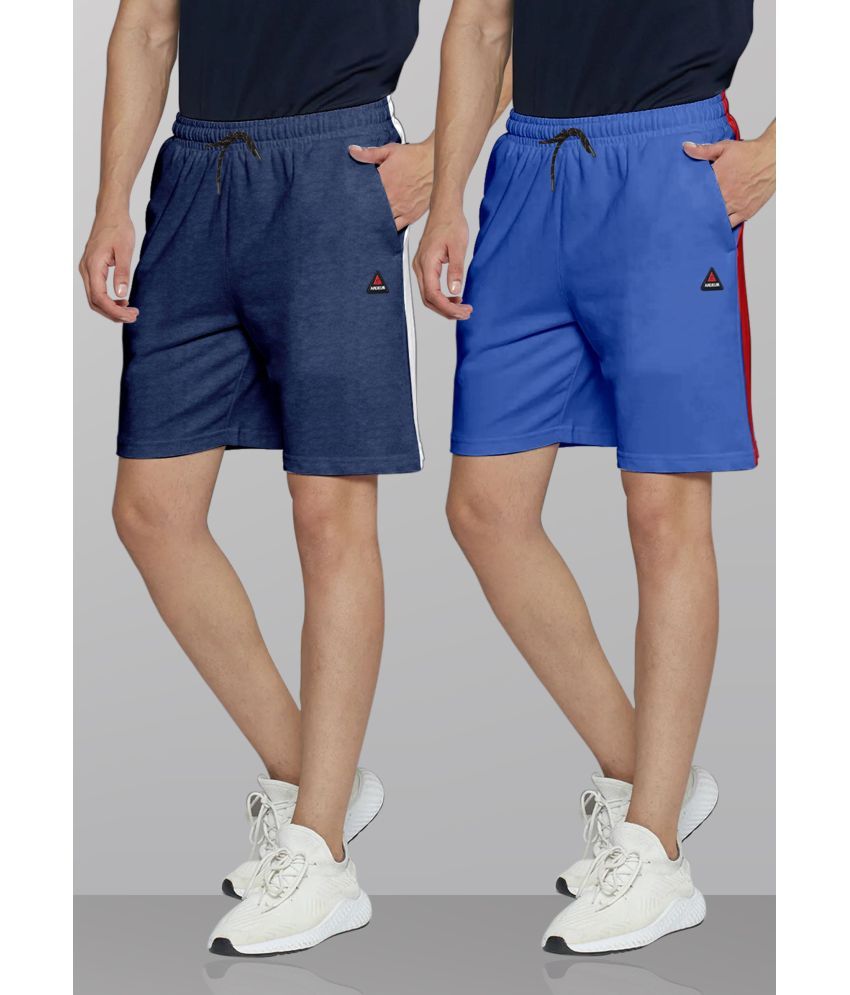     			Ardeur Multi Cotton Blend Men's Shorts ( Pack of 2 )