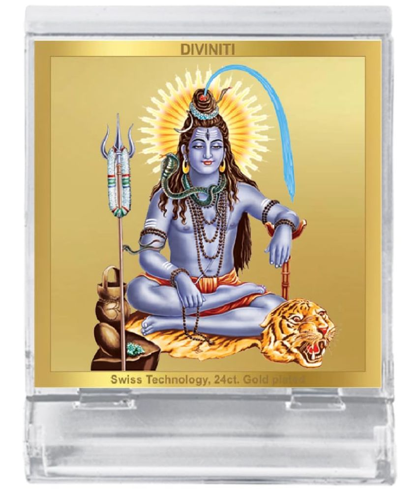     			Diviniti Lord Shiva Ideal For Car Dashboard ( Pack of 1 )