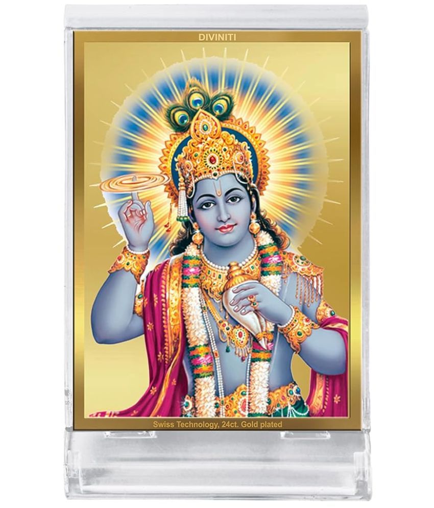     			Diviniti Lord Vishnu Ideal For Car Dashboard ( Pack of 1 )