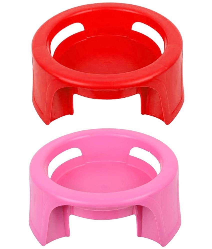     			FIT4CHEF Multicolor Polypropylene Matka Stand ( Pack of 2 )
