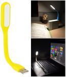 USB Soft Light lamp Adjustable & Bendable for power bank, PC, Laptop and other devices. ( Pack of 4 ).