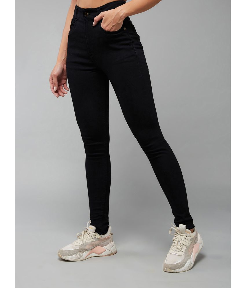    			Dolce Crudo - Black Denim Slim Fit Women's Jeans ( Pack of 1 )