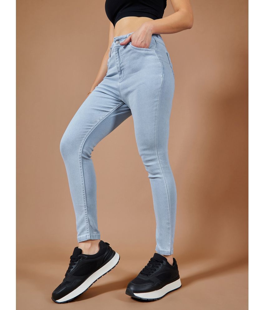     			Dolce Crudo - Light Blue Denim Skinny Fit Women's Jeans ( Pack of 1 )
