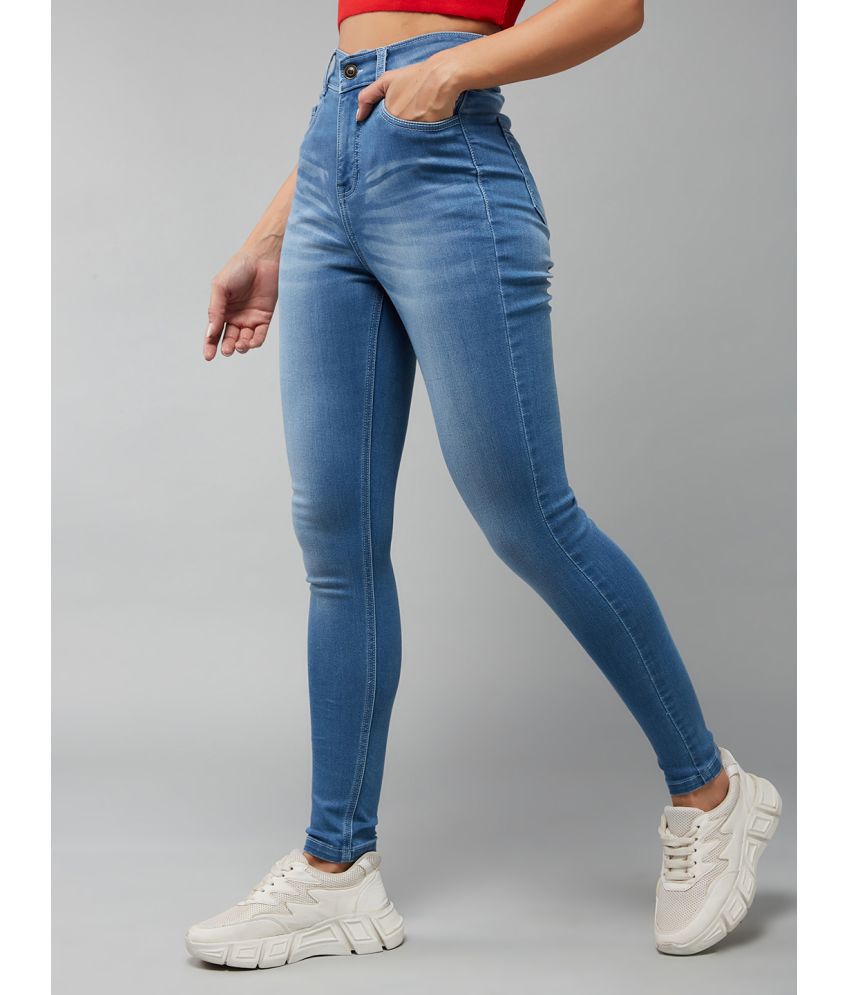     			Dolce Crudo - Light Blue Denim Skinny Fit Women's Jeans ( Pack of 1 )