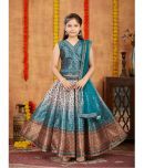 Aarika Silk Lehenga Choli Set For Girls ( Pack of 1 , Green )