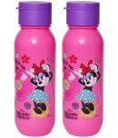 Gluman - Disney Minnie Claro Mini Spout Pink School Water Bottle 500 mL ( Set of 2 )