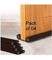 Croon Door Bottom Sealing Strip Guard For Door (Size-42 inch) (Pack of 4 ) (Brown) Door Seal