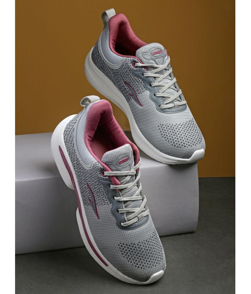     			ASIAN - Light Grey Women's Running Shoes