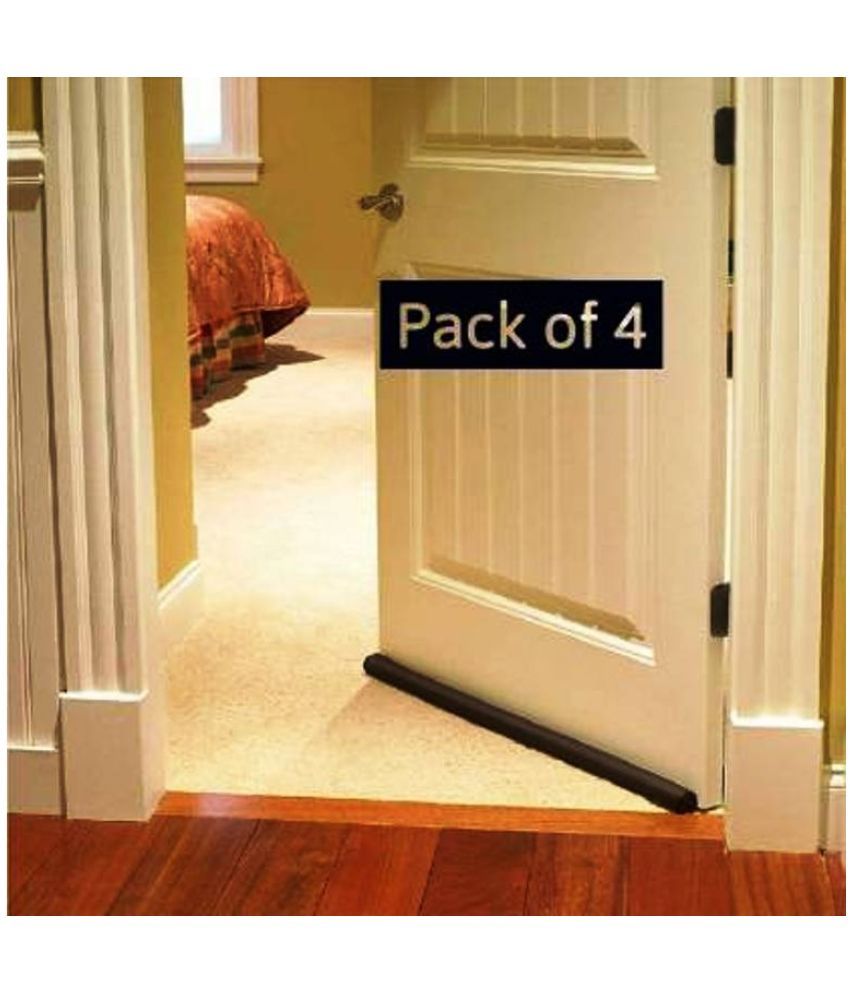     			Croon Door Bottom Sealing Strip Guard For Door (Size-39 inch) (Pack of 4 ) (Brown) Door Seal