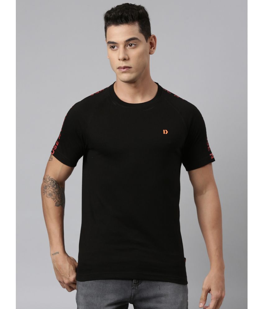     			Dixcy Scott Maximus Cotton Regular Fit Solid Half Sleeves Men's T-Shirt - Black ( Pack of 1 )