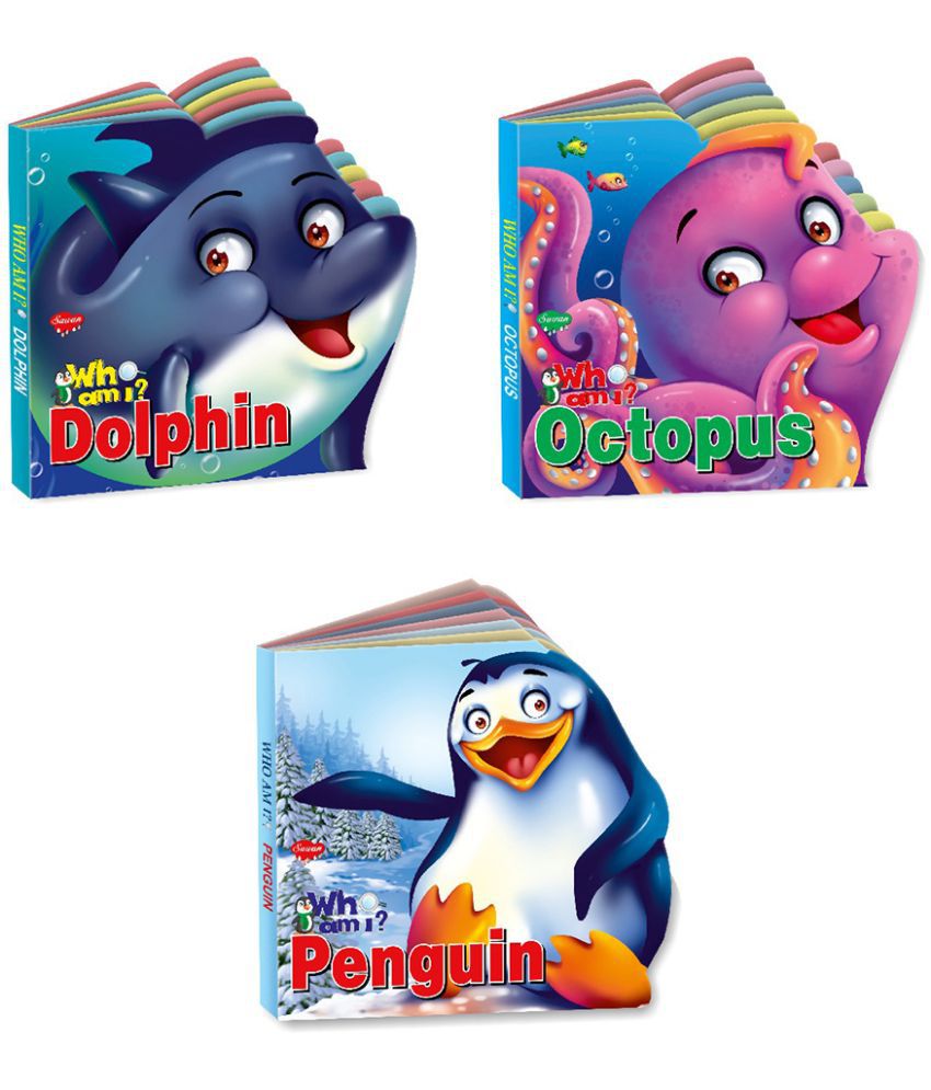     			Dolphin, Octopus, Penguin | Set Of 3 Story Books By Sawan (Board Book, Manoj Publications Editorial Board)