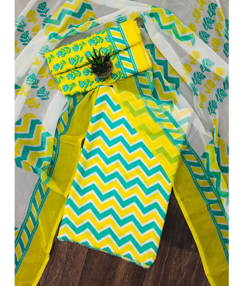     			Kashvi Unstitched Crepe Printed Dress Material - Multicolor ( Pack of 1 )