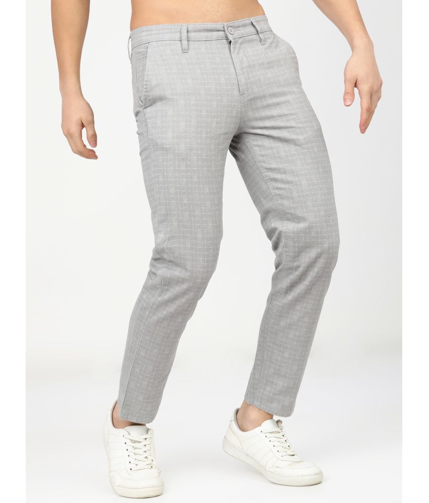     			Ketch Slim Flat Men's Formal Trouser - Grey ( Pack of 1 )
