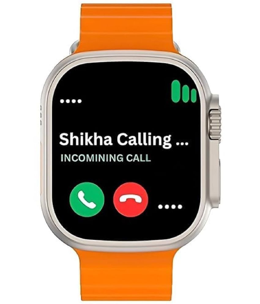     			Life Like Ultra BT Calling Orange Smart Watch