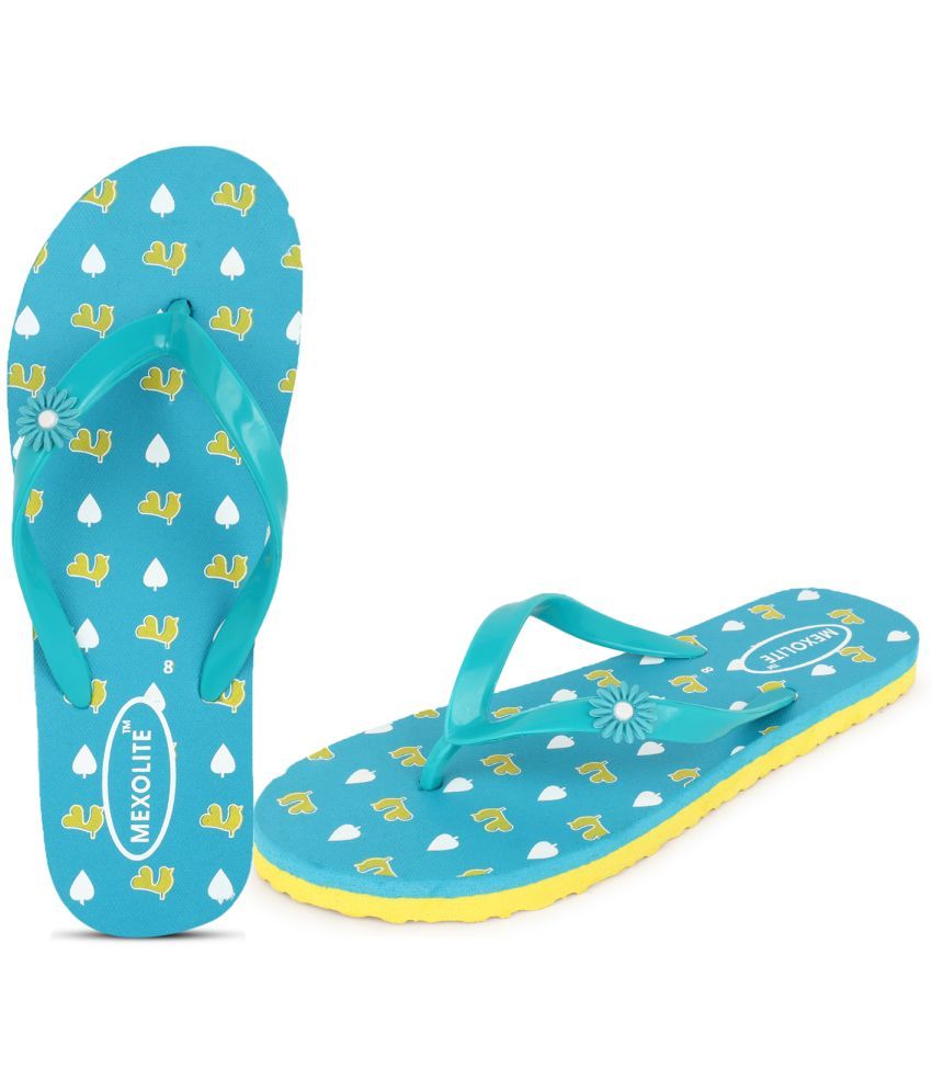     			Mexolite Turquoise Women's Flip Flop