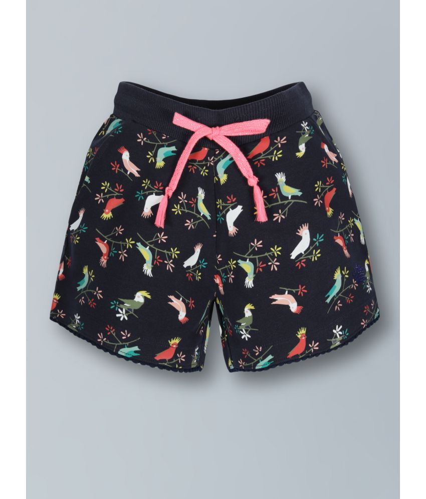     			PLUM TREE - Blue Cotton Girls Shorts ( Pack of 1 )