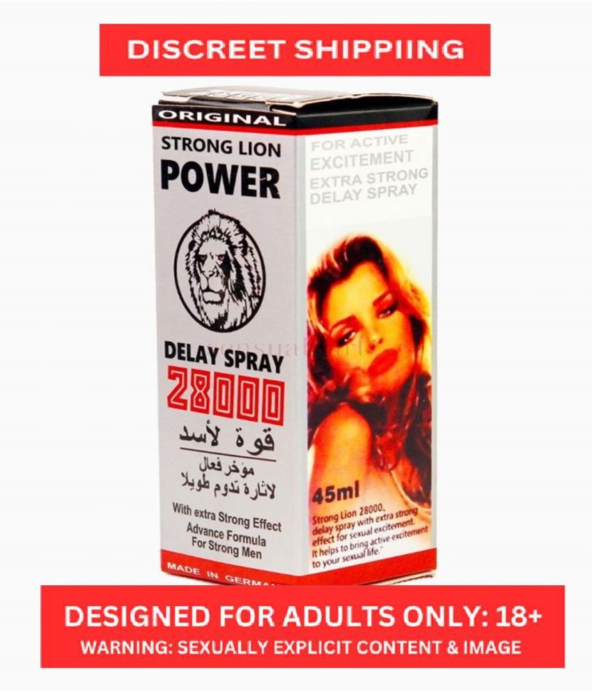     			Strong Lion Power 28000 Delay Spray Keep Long Time Spray Extenal For Men 45ML