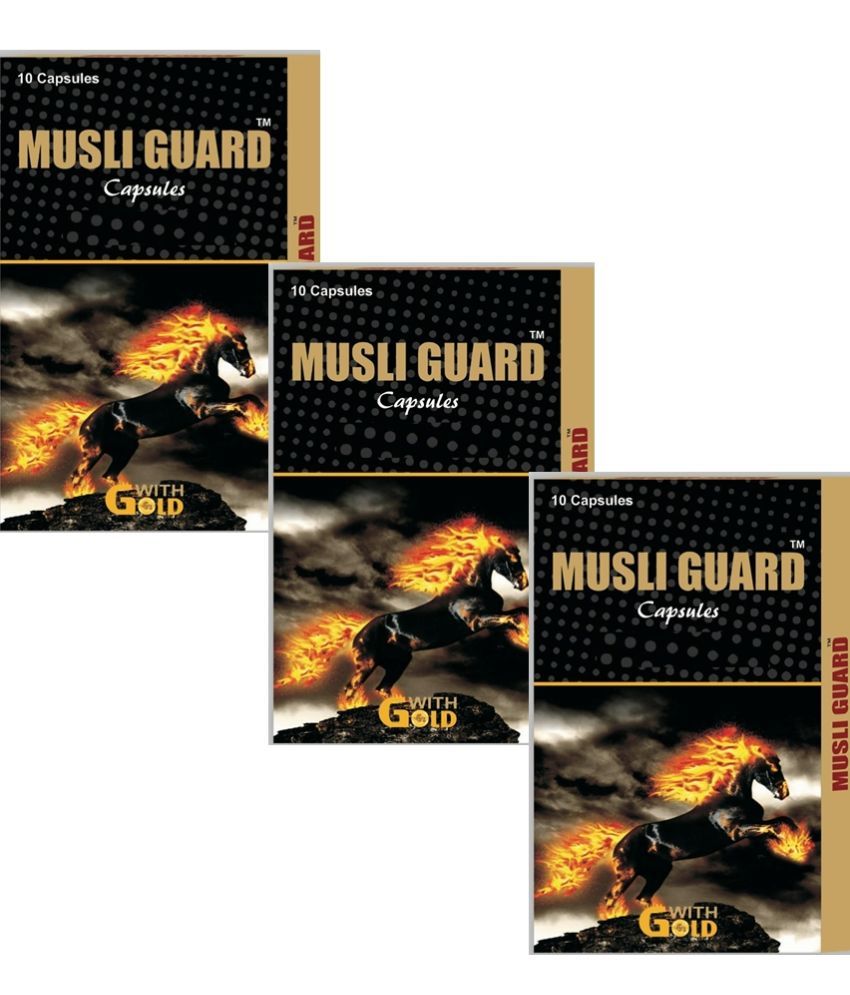     			Syan Deals GG Musli Guard Capsule 10 no.s Pack of 3 (Herbal Ingredients Capsule)